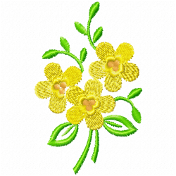 Flowers And Tree Embroidery Design 12 Flowers And Tree Embroidery Design 12